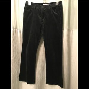 Black velvet Gap bootleg pants